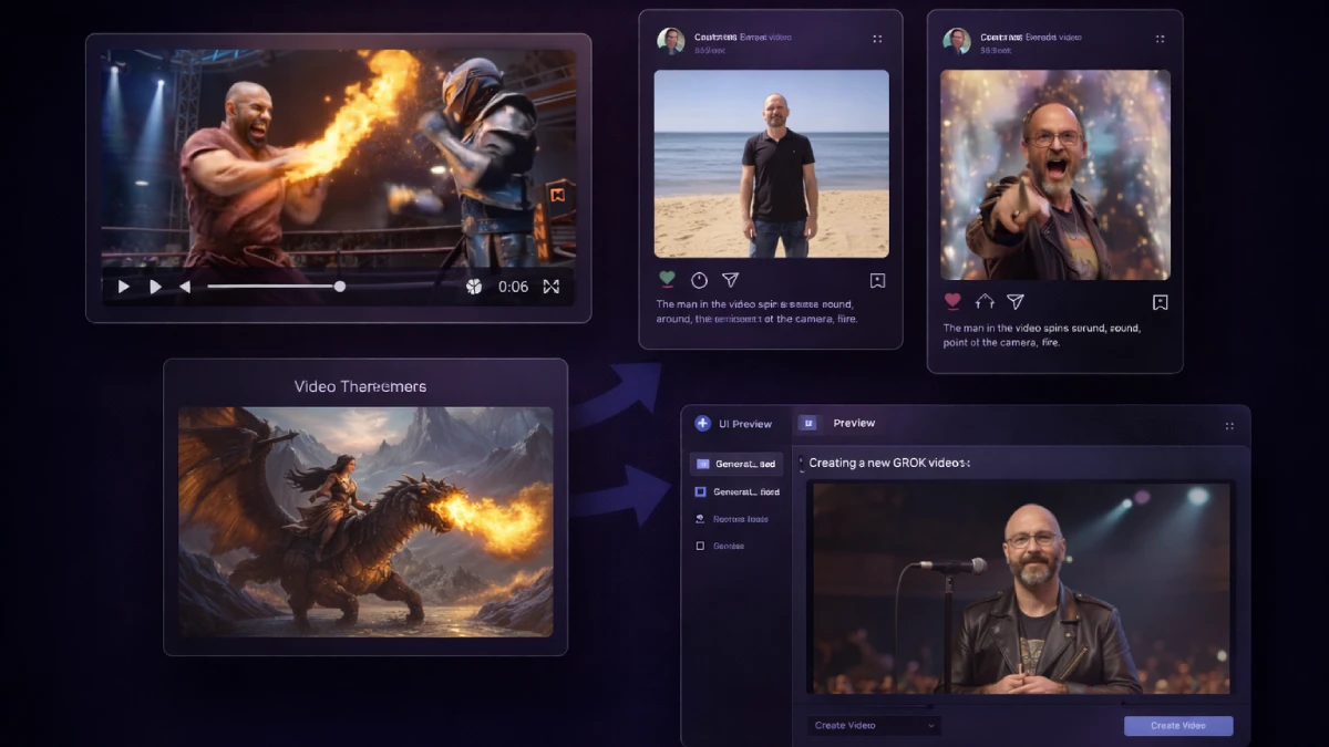 AI Image Magic outputs including AI-generated images, edited photos, transformed artwork, and image-to-video creative assets