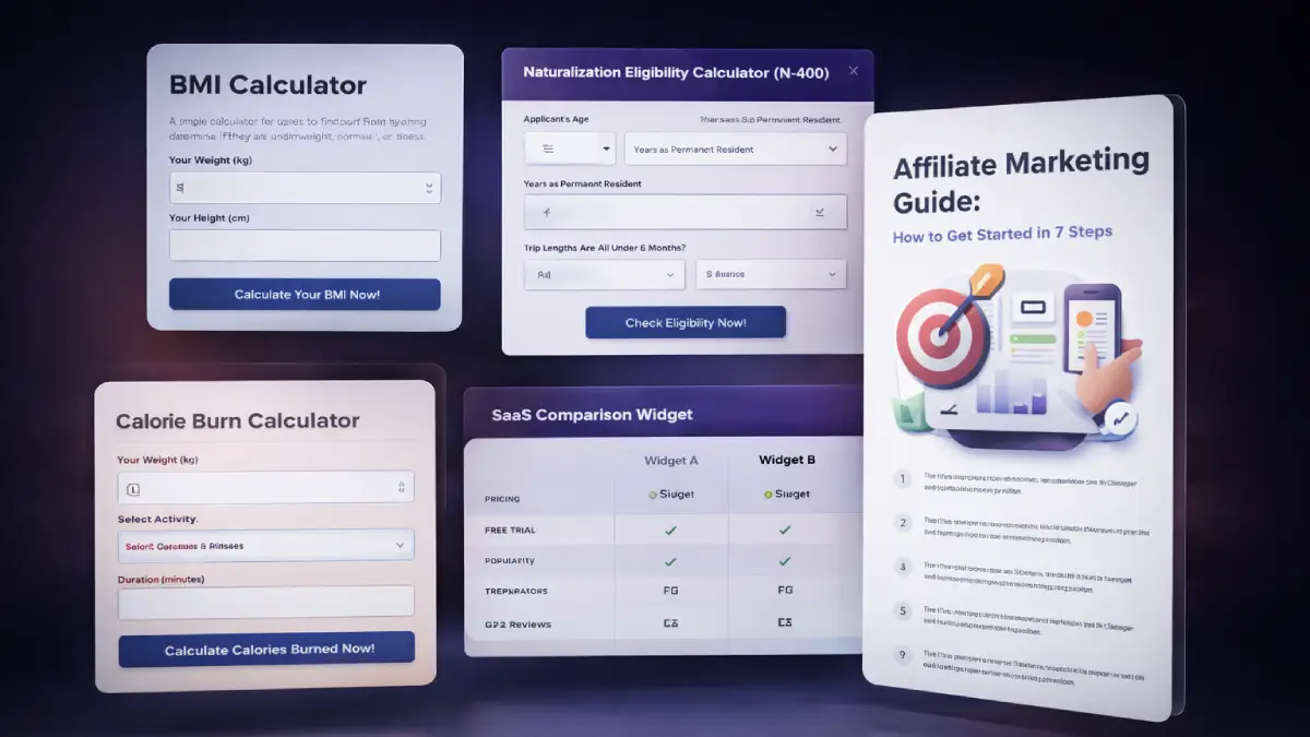 Traffic Magnets outputs including niche ideas, AI tools, landing pages, monetization setup, and search traffic assets